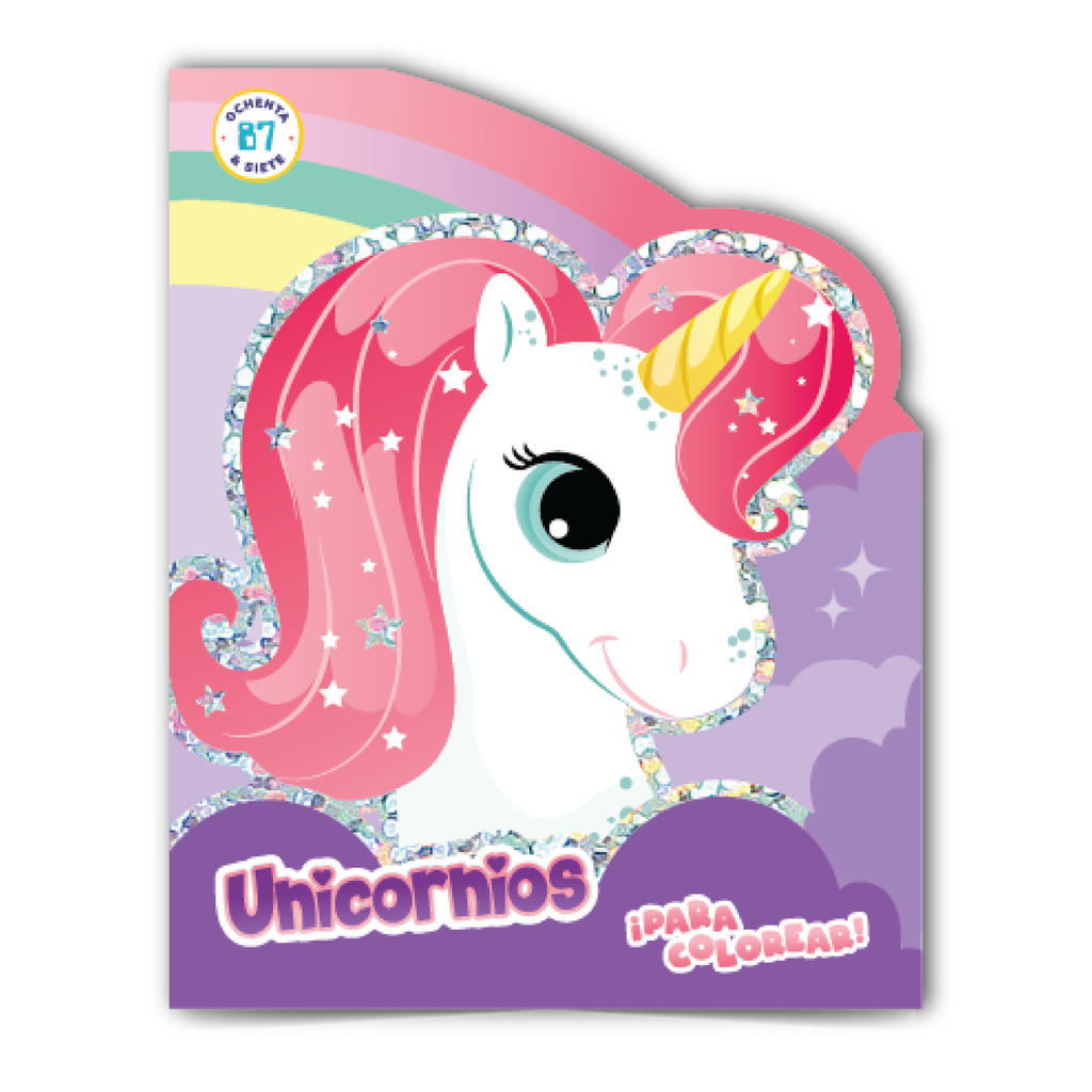 LIBRO 87 PARA COLOREAR MINI UNICORNIOS