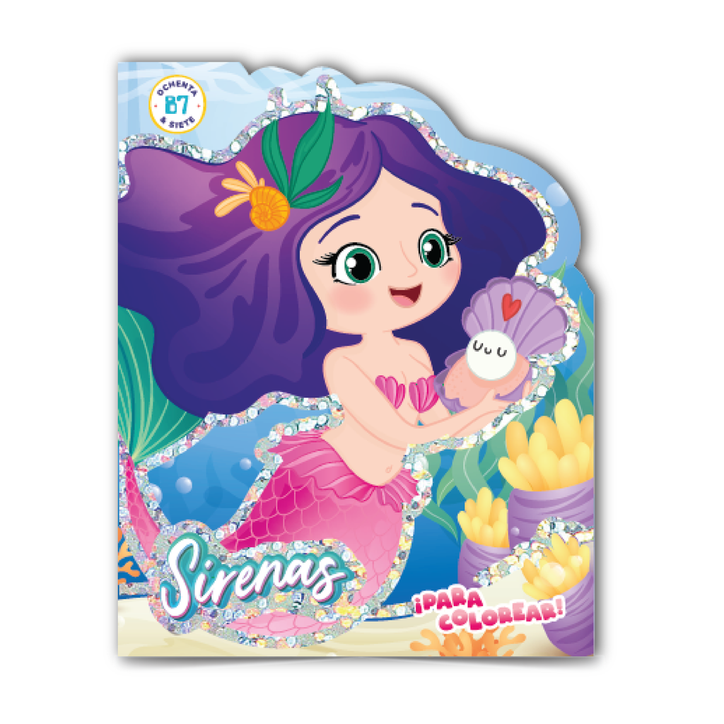 LIBRO 87 PARA COLOREAR MINI SIRENAS