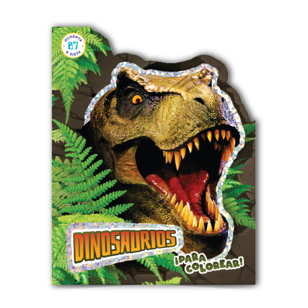LIBRO 87 PARA COLOREAR MINI DINOSAURIOS