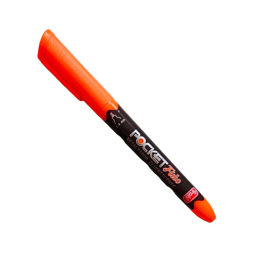 RESALTADOR TRABI POCKET FLUO X12 NARANJA LIQUIDACION