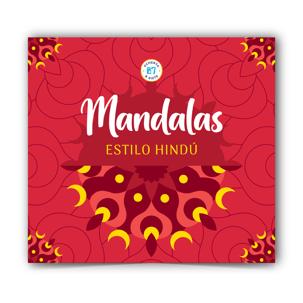 LIBRO 87 MANDALAS ESTILO HINDU