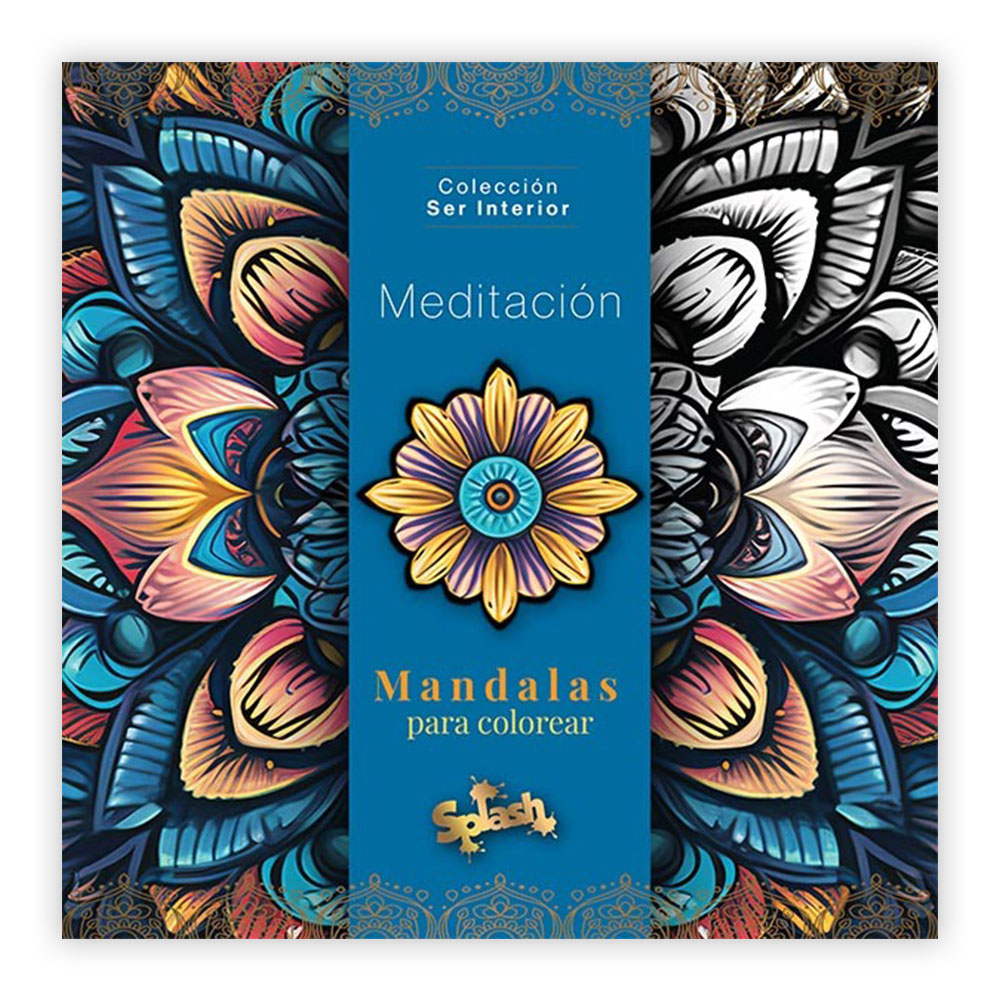LIBRO MANDALAS PARA COLOREAR COLECCION SER INTERIOR MEDITACION