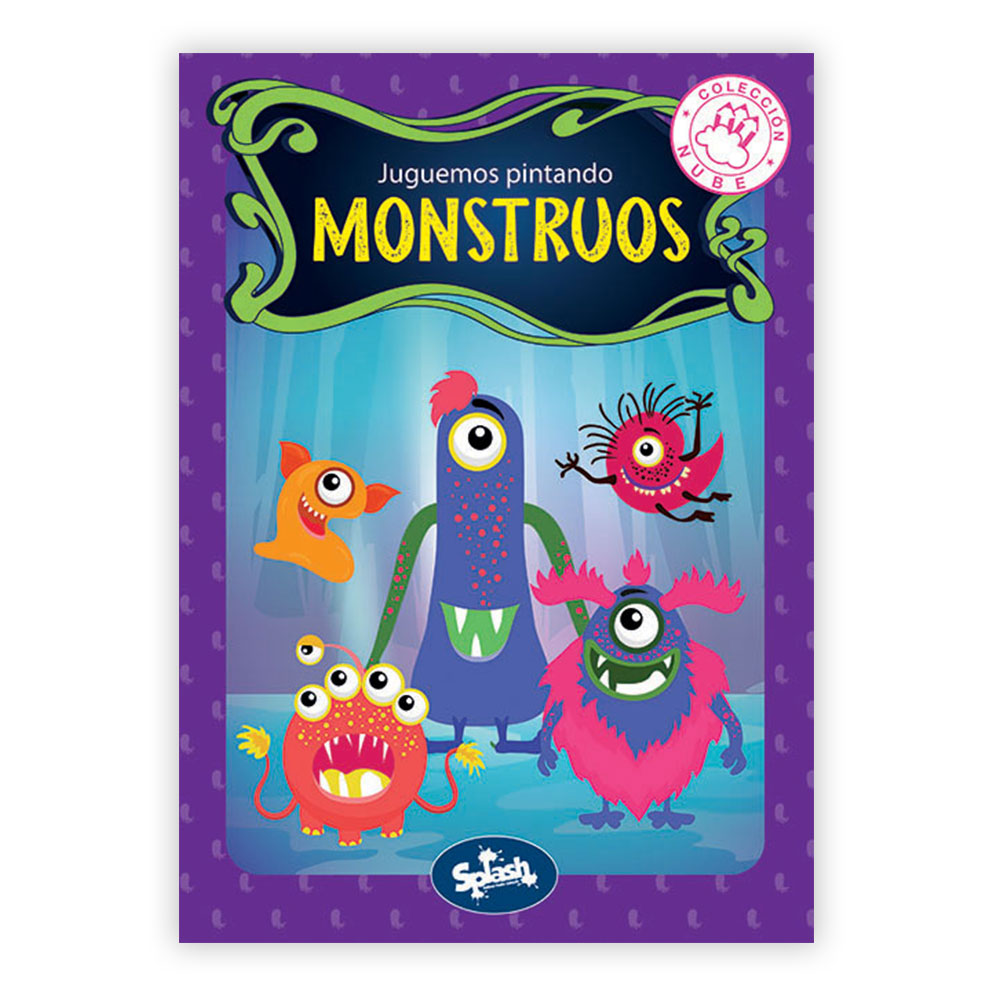 LIBRO SPLASH JUGUEMOS PINTANDO MONSTRUOS