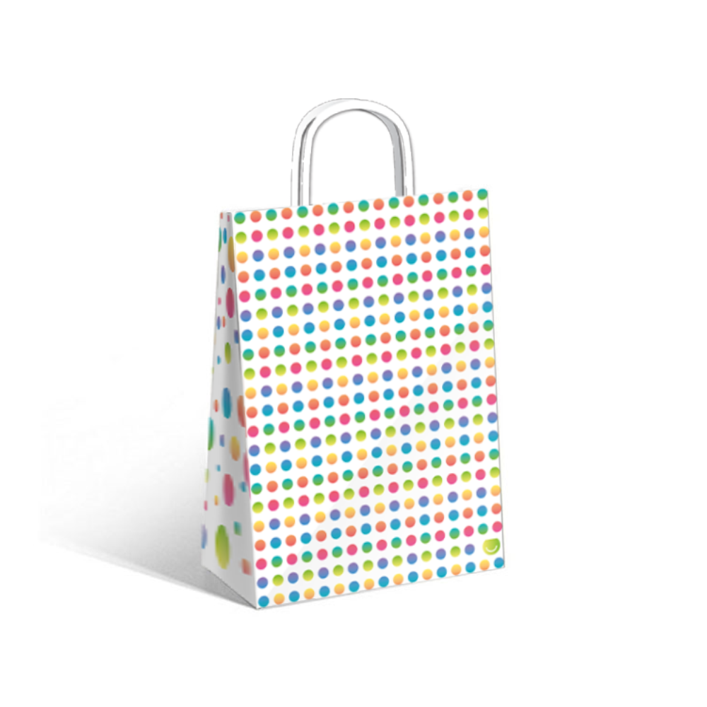 BOLSA RP COLOR DOTS  30X12X41 DISCONTINUO