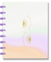 CUADERNO HAPPY NOTES ATARDECER 17X23CM RAYADO PUNTEADO CON DISCOS