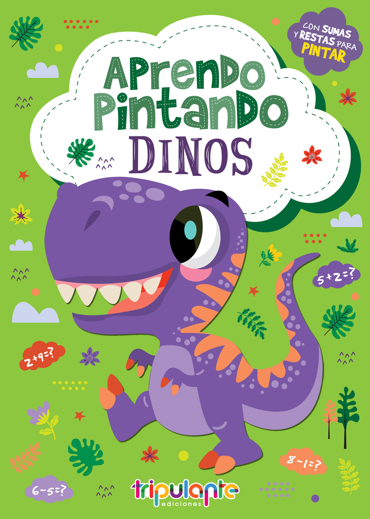 LIBRO APRENDO PINTANDO DINOS (ED.TRIPULANTE)