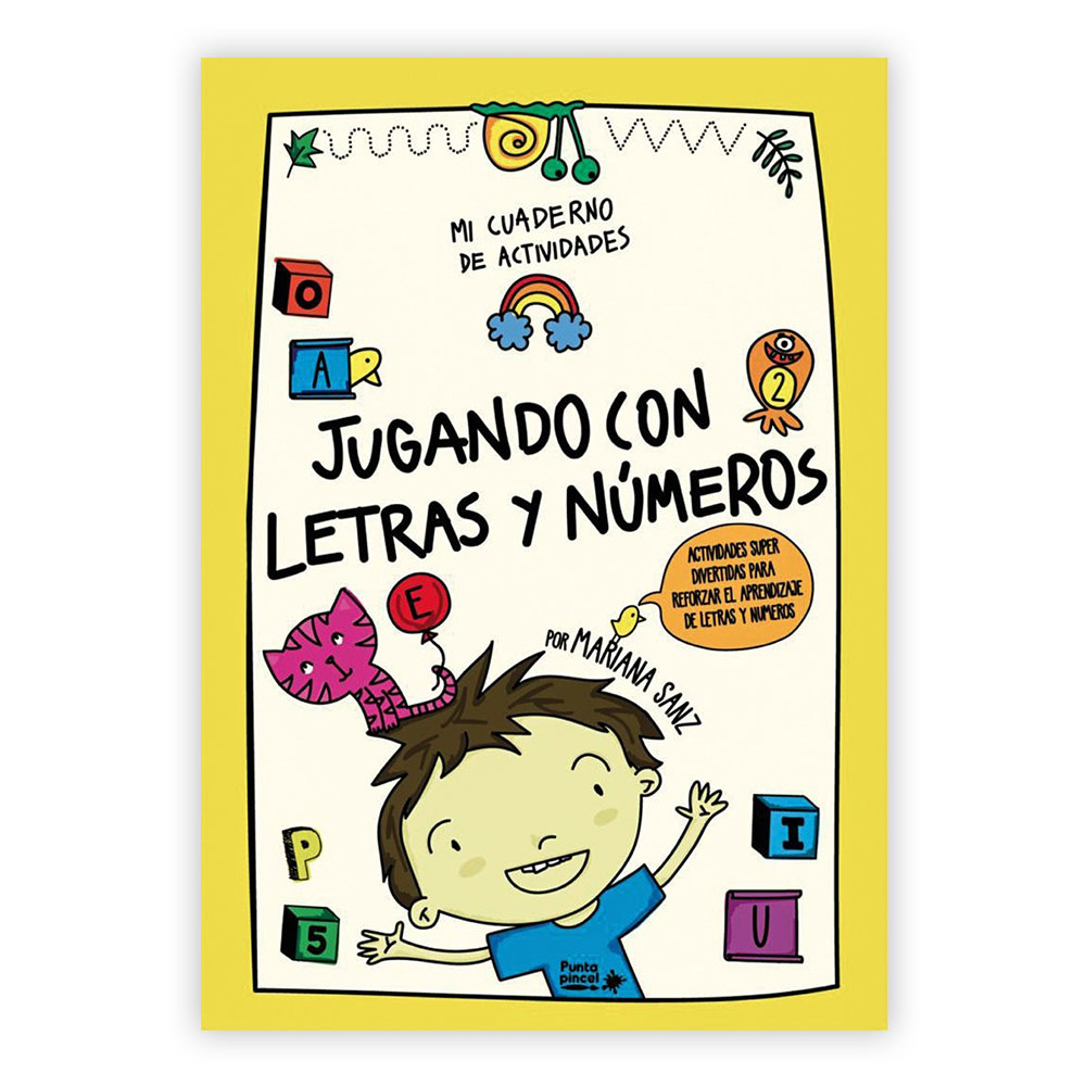 LIBRO JUGANDO CON LETRAS Y NUMEROS