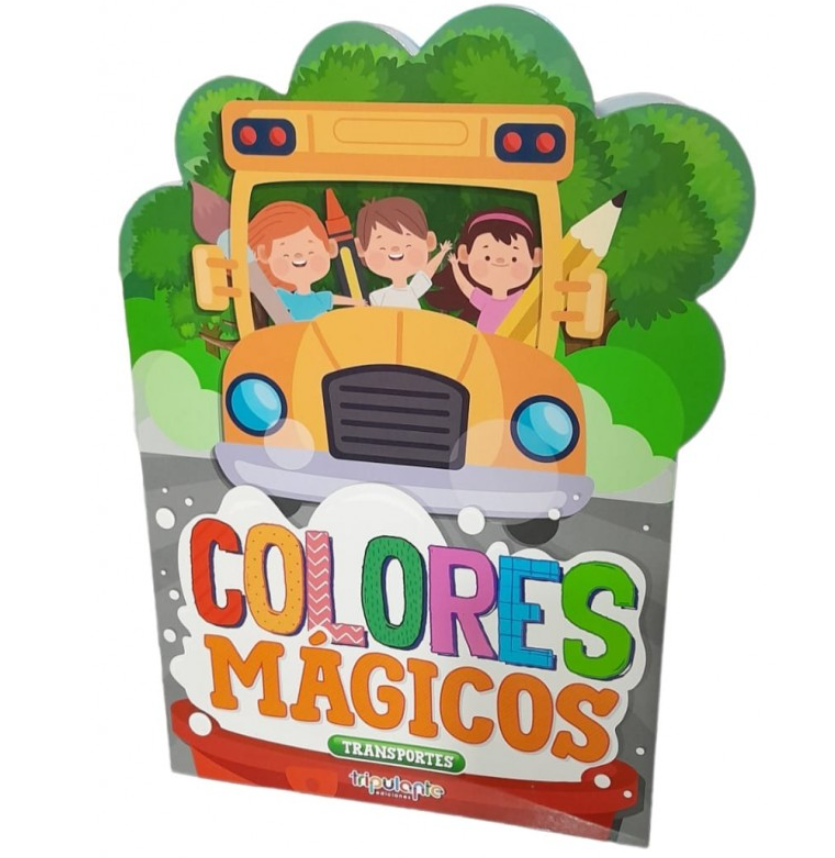 LIBRO COLORES MAGICOS TRANSPORTE