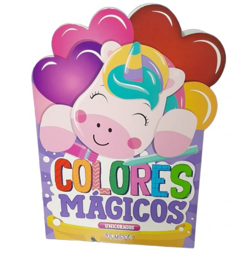LIBRO COLORES MAGICOS UNICORNIO