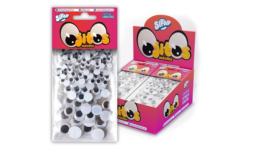 OJITOS MOVILES SIFAP SURTIDOS X5