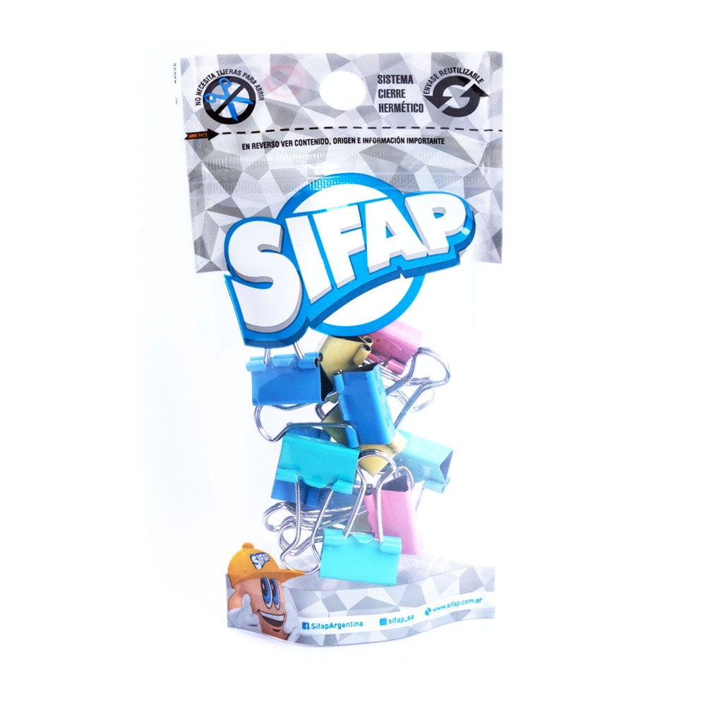 APRIETA PAPEL SIFAP Nº3 COLOR X4 BLISTER