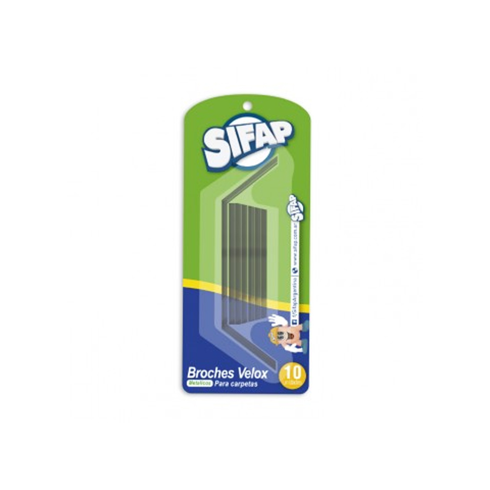 BROCHES VELOX SIFAP METAL X10