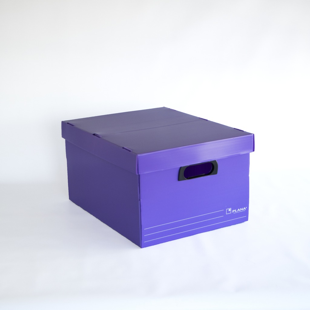 CAJA PLANA CON TAPA 804 45X35X25 VIOLETA PASTEL
