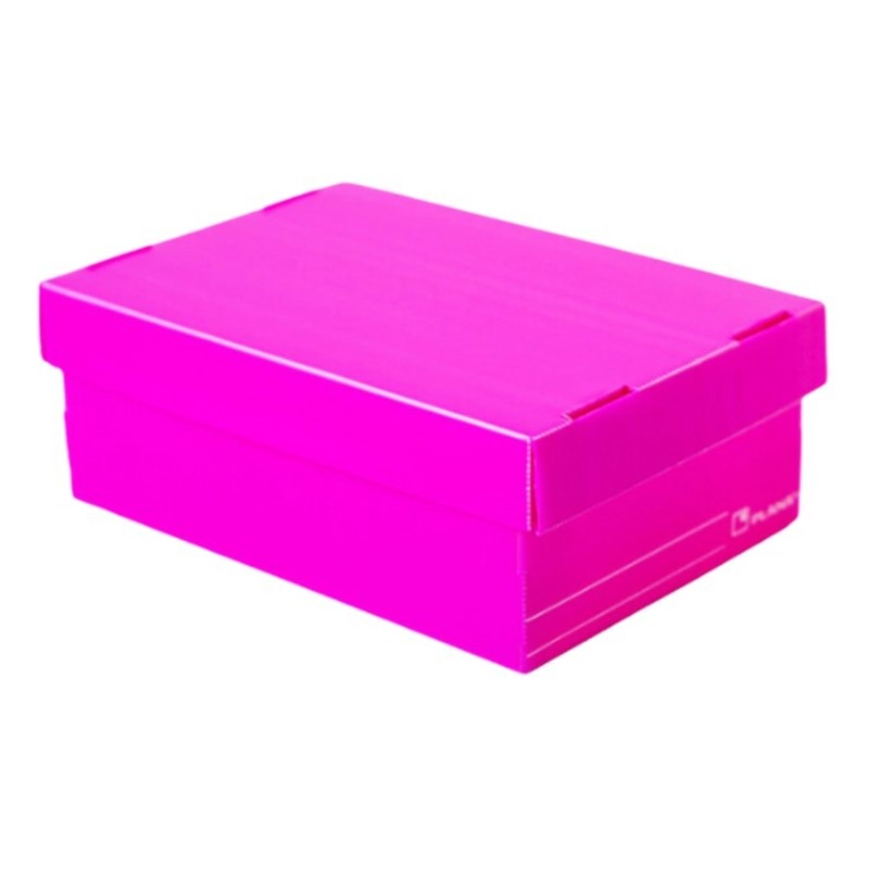 CAJA PLANA CON TAPA 806 FUCSIA 31X22X12