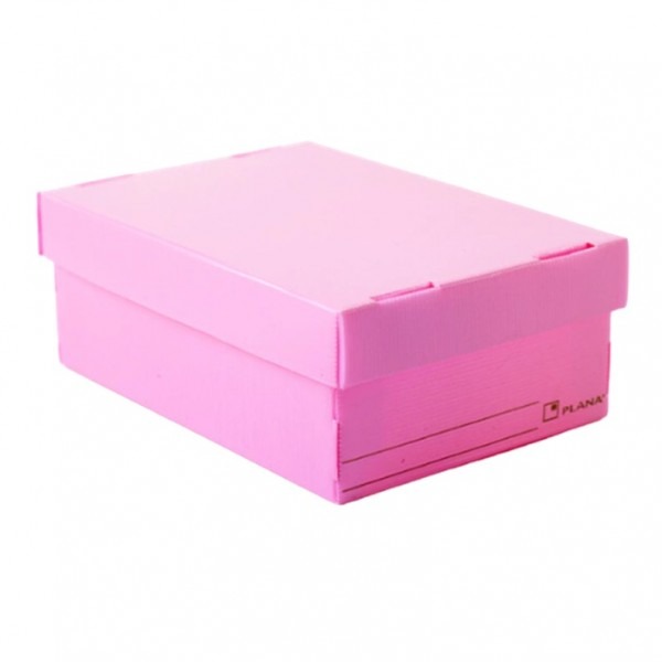 CAJA PLANA CON TAPA 806 ROSA PASTEL 31X22X12