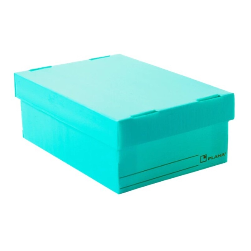 CAJA PLANA CON TAPA 806 31X22X12 VERDE PASTEL