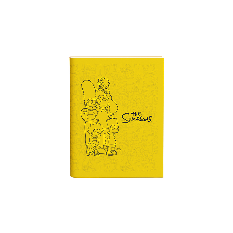 CUADERNO MOOVING TAPA FLEXIBLE 16X21 48H SIMPSON