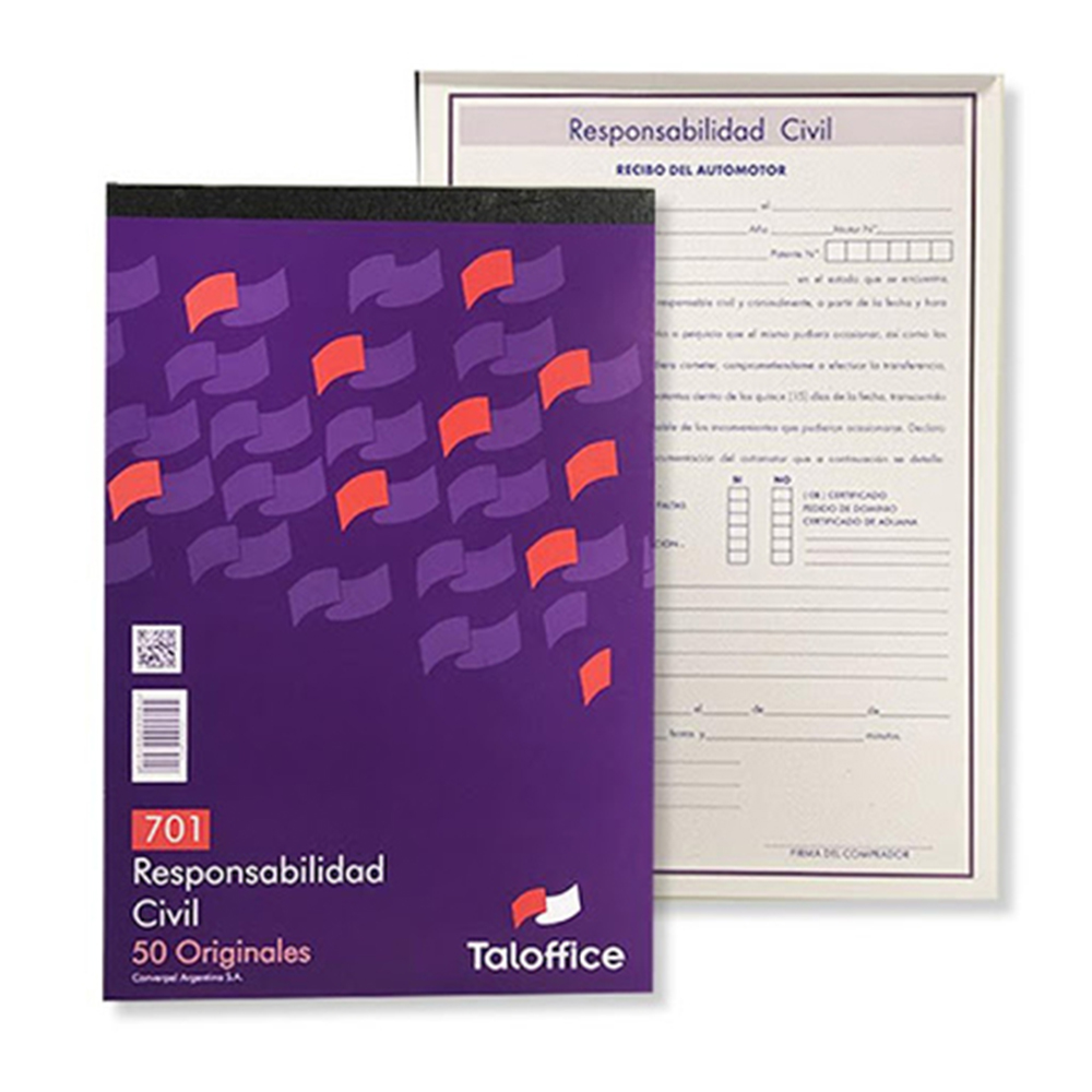 TALONARIO TALOFFICE RESPONSABILIDAD CIVIL