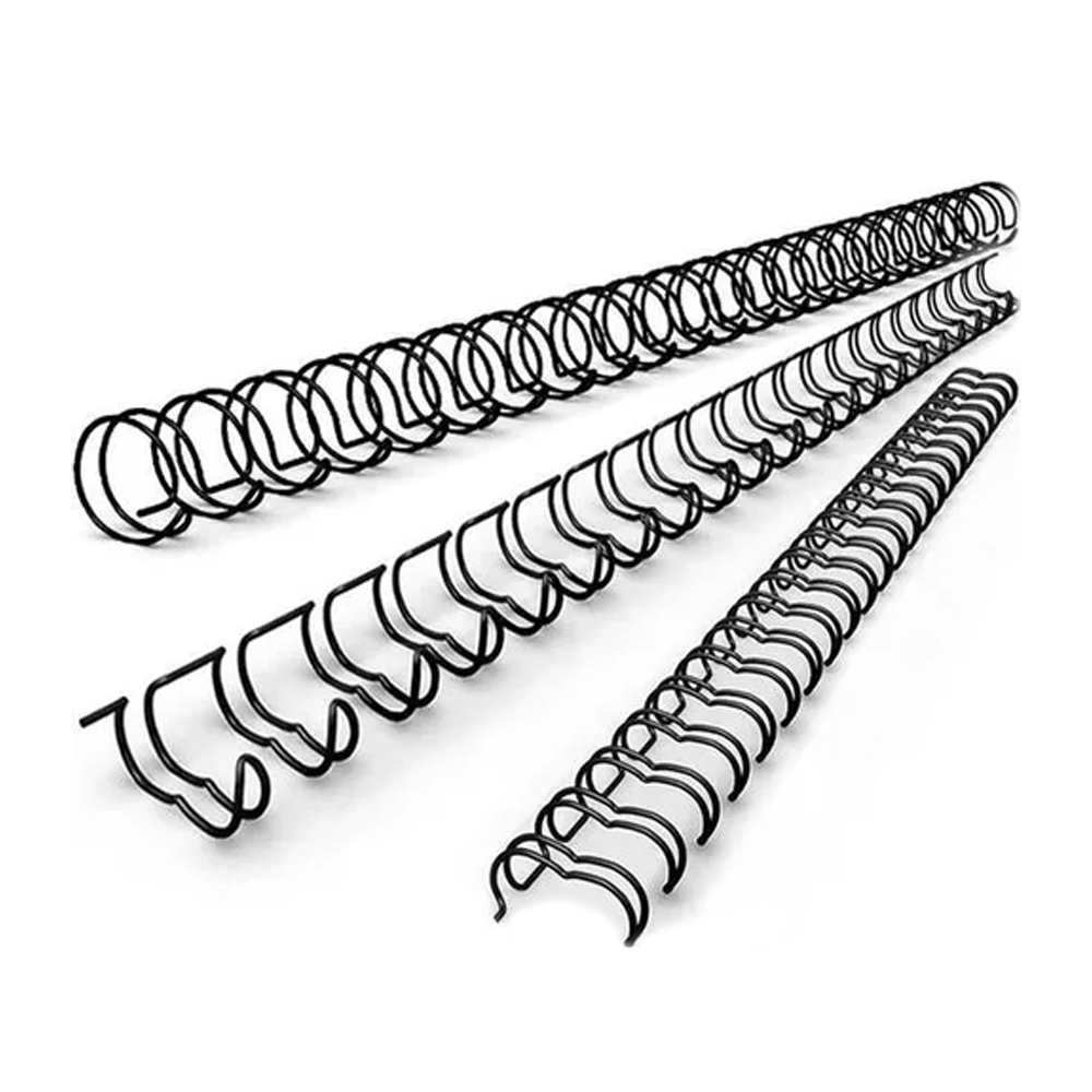 ESPIRAL DOBLE ALAMBRE DASA X20 A4 NEGRO16MM