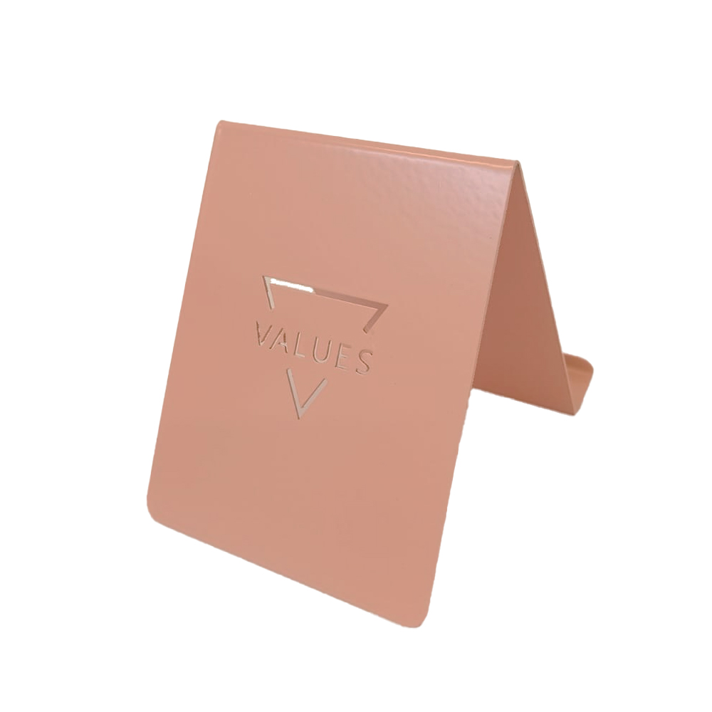 PORTACELULAR VALUES METALICO ROSA PASTEL DISCONTINUO