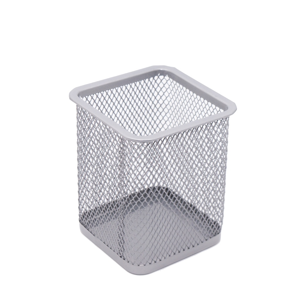 PORTALAPIZ VALUES METALICO CUADRADO PLATA