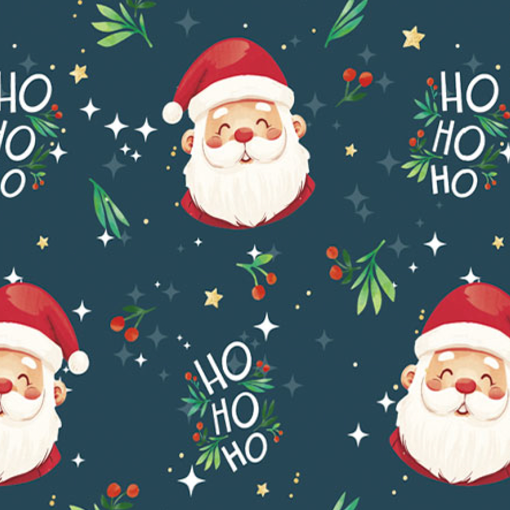 PAPEL PARA REGALO MAG 70X100 X 10 NAVIDAD SANTA CLAUS