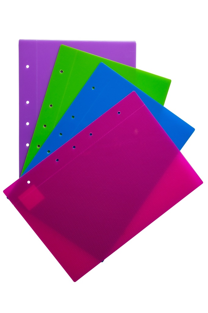 CARPETA A4 2 TAPAS LAMA CRISTAL