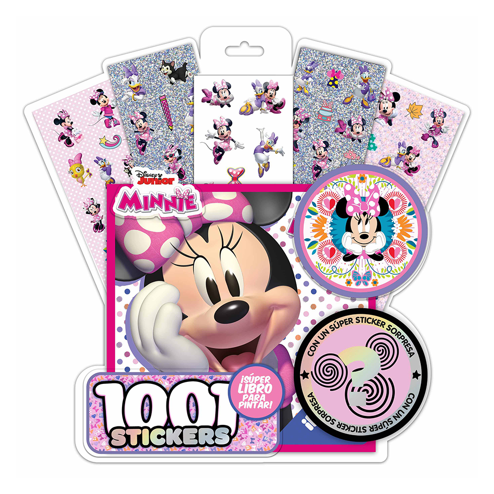SET VERTICE PARA PINTAR 1001 CON STICKERS MINNIE