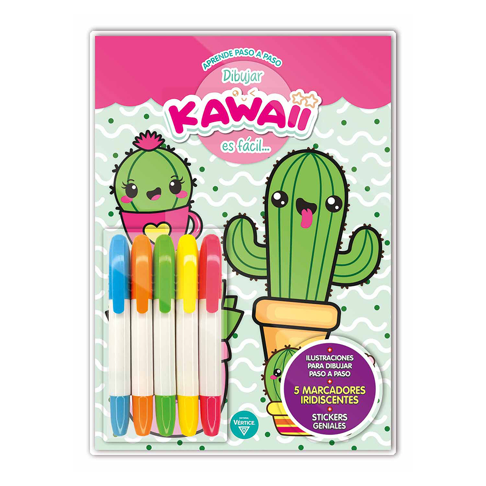 BLISTER VERTICE DIBUJAR KAWAII