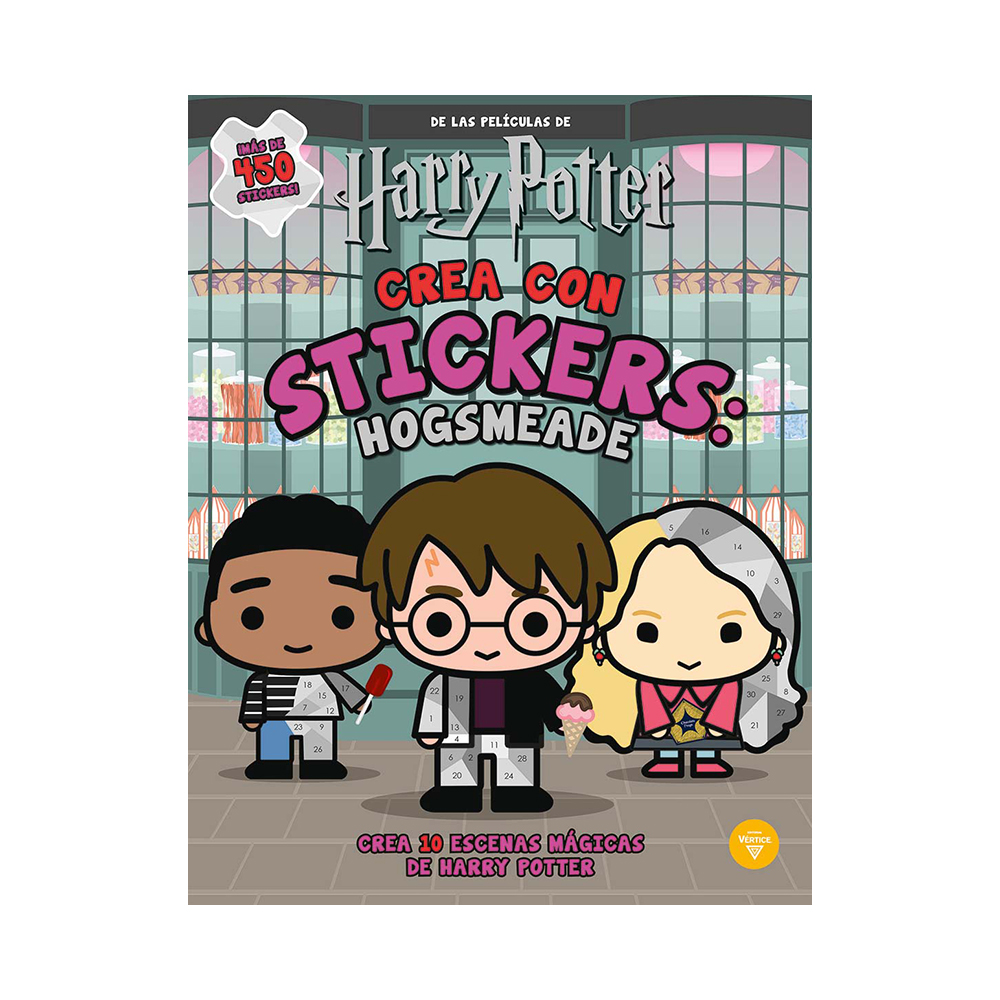 LIBRO VERTICE HARRY POTTER CREA CON STICKER HOGSMEADE