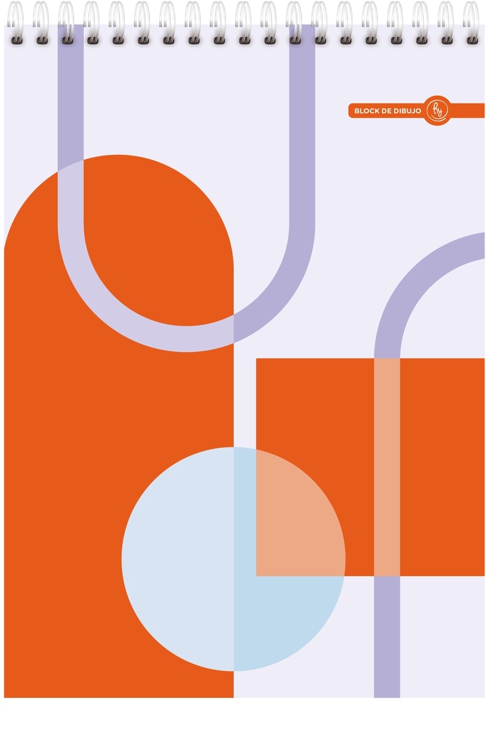 BLOCK DE DIBUJO RY A5 ANILLADO 15X21 40 HOJAS LISAS VARIOS MODELOS 1041