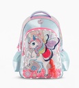 MOCHILA FOOTY ESPALDA 18" CON LUZ LED UNICORN WINGS