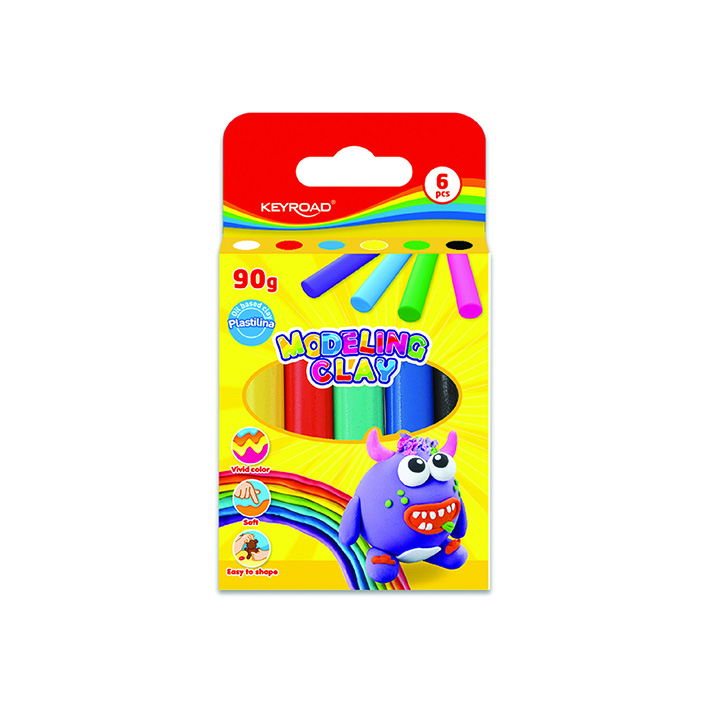 PLASTILINA KEYROAD X6 SURTIDO