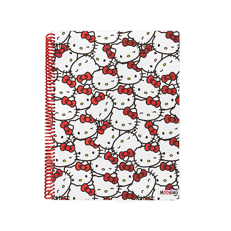 CUADERNO MOOVING A4 UNIVERSITARIO 80H HELLO KITTY