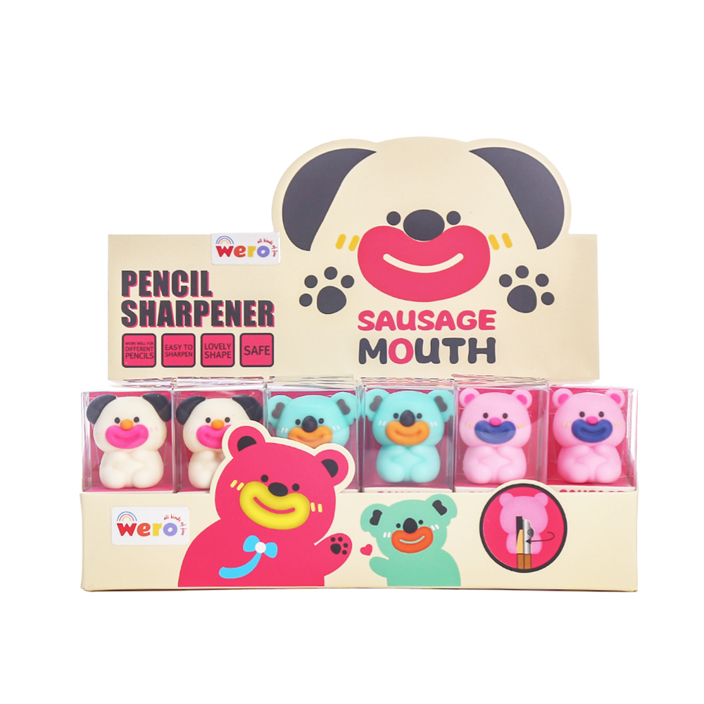 SACAPUNTAS WERO 3D X1 SAUSAGE MOUTH