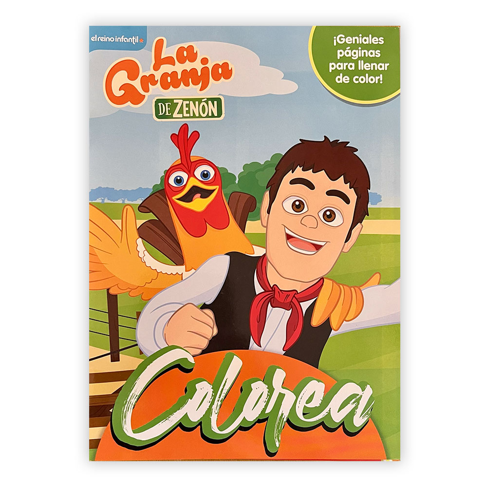 LIBRO VERTICE COLOREA LA GRANJA DE ZENON