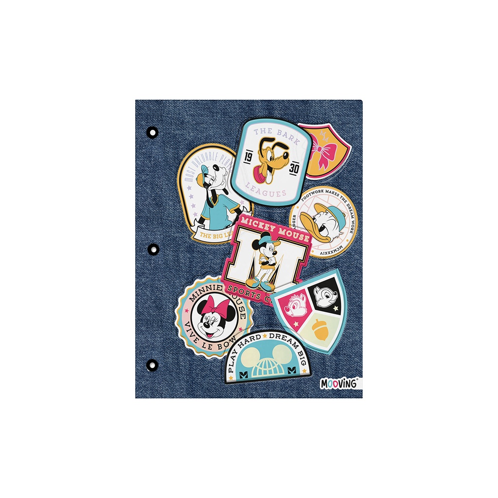 CARPETA 2 TAPAS Nº3 MOOVING MICKEY Y FRIENDS