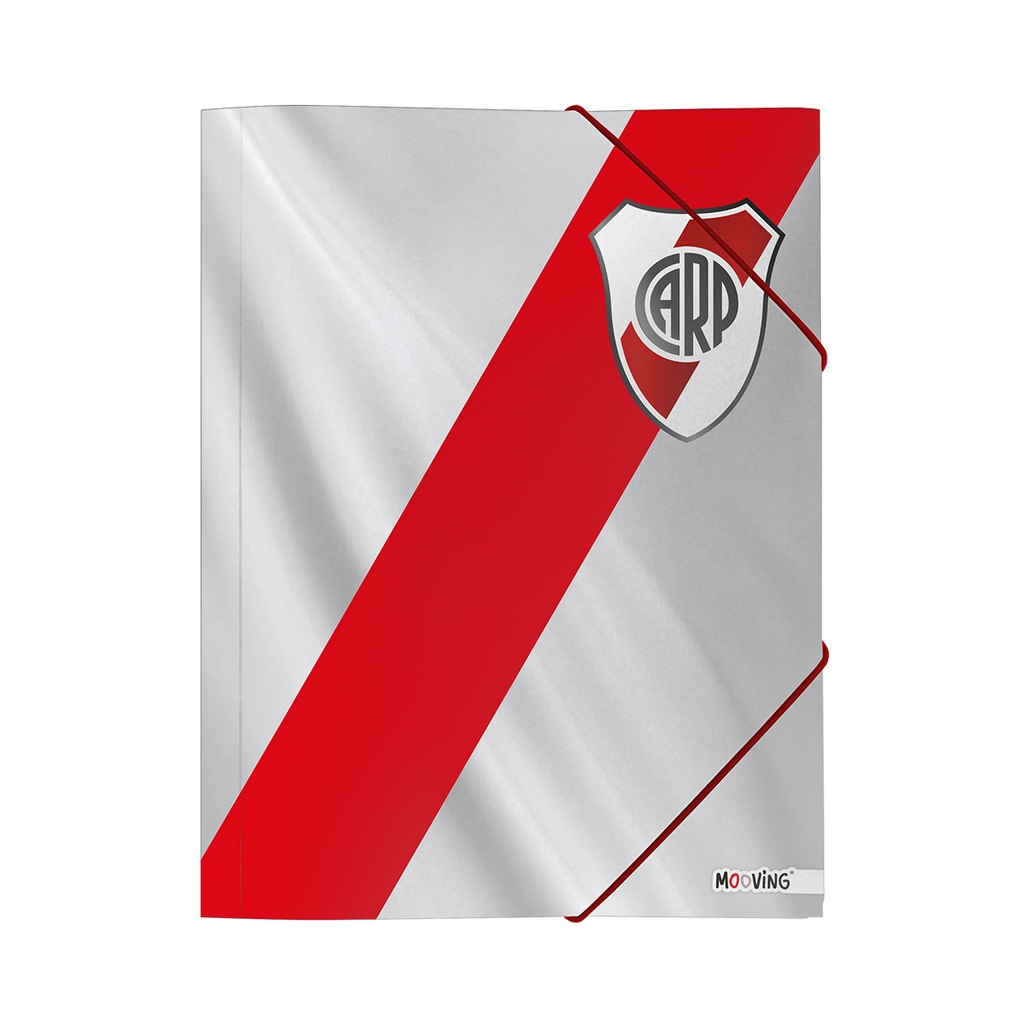 CARPETA MOOVING 3 SOLAPAS OFICIO RIVER PLATE