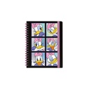 LIBRETA MOOVING A5 CON ELASTICO RAYADA DAISY