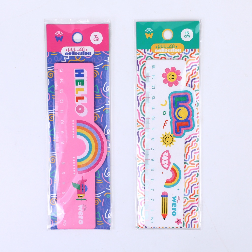 REGLA WERO MADERA 15CM X1 LOL-HELLO