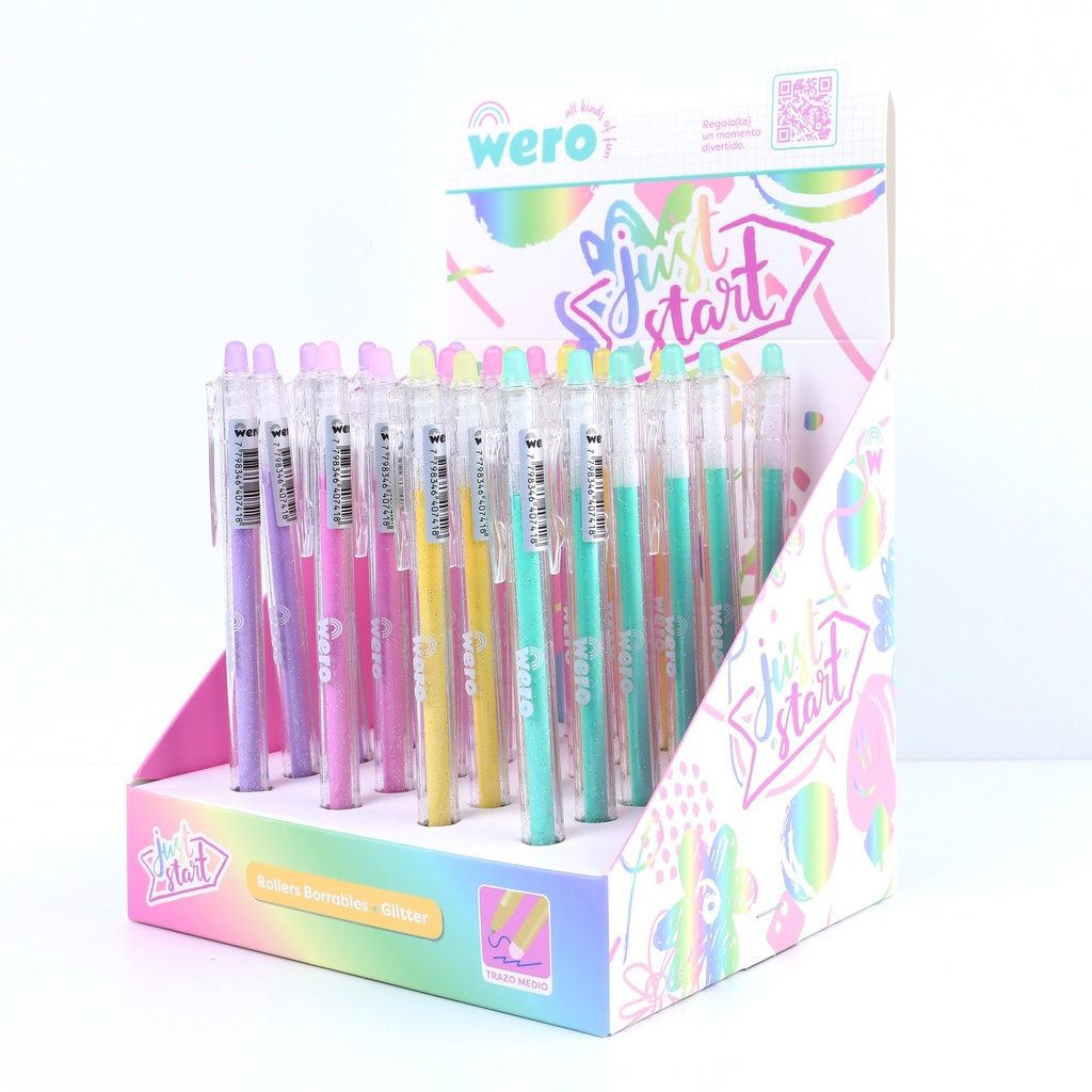 BOLIGRAFO WERO JUST START-GLITTER X1