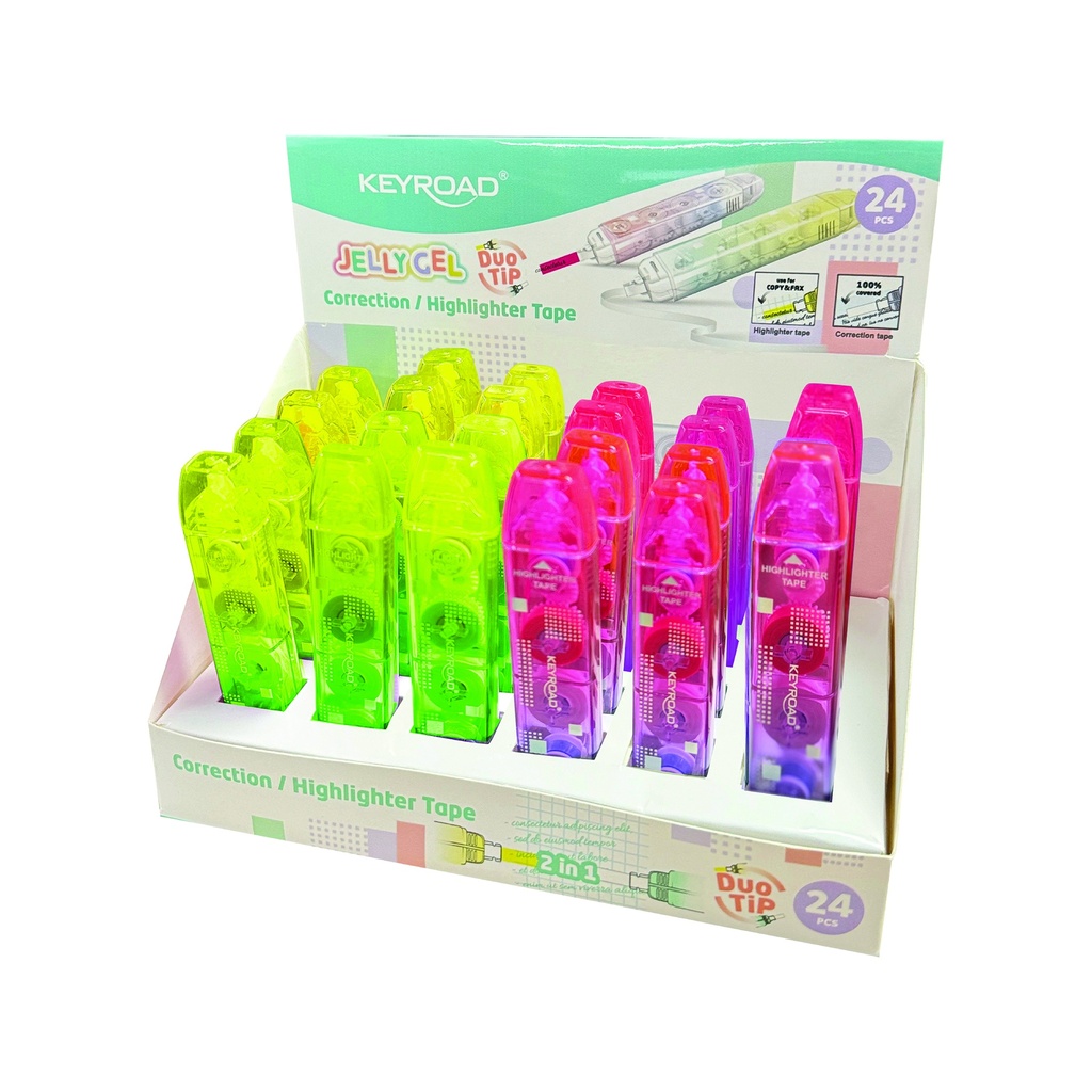 CORRECTOR KEYROAD CINTA + RESALTADOR