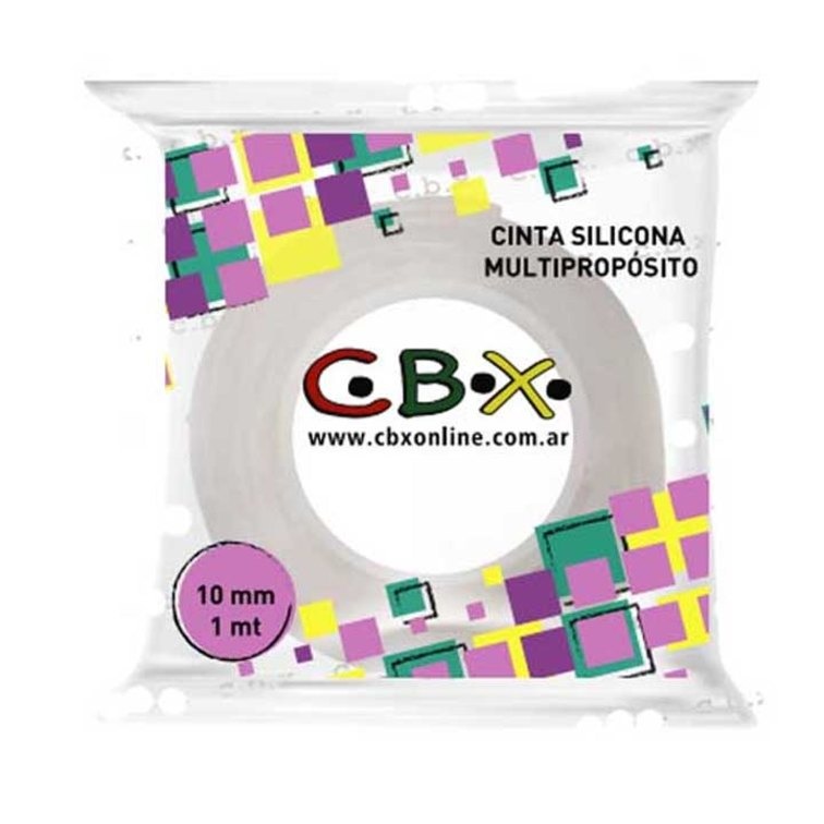 CINTA CBX SILICONA MULTIPROPOSITO 10MMX1MTS