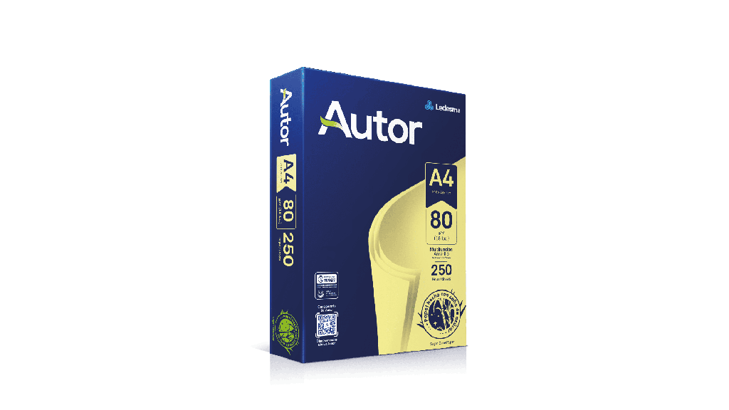 RESMA AUTOR A4 80G 250 HOJAS AMARILLO
