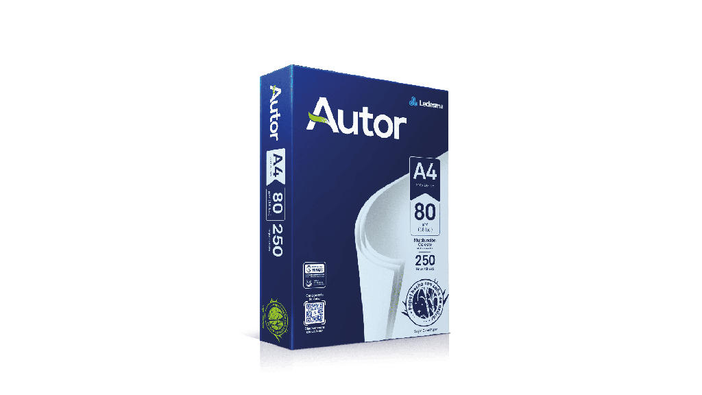 RESMA AUTOR A4 80G 250 HOJAS CELESTE