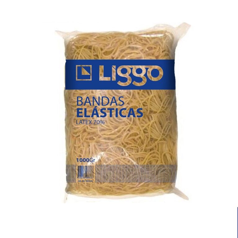 BANDAS ELASTICAS LIGGO BOLSA X 500G LIQUIDACION