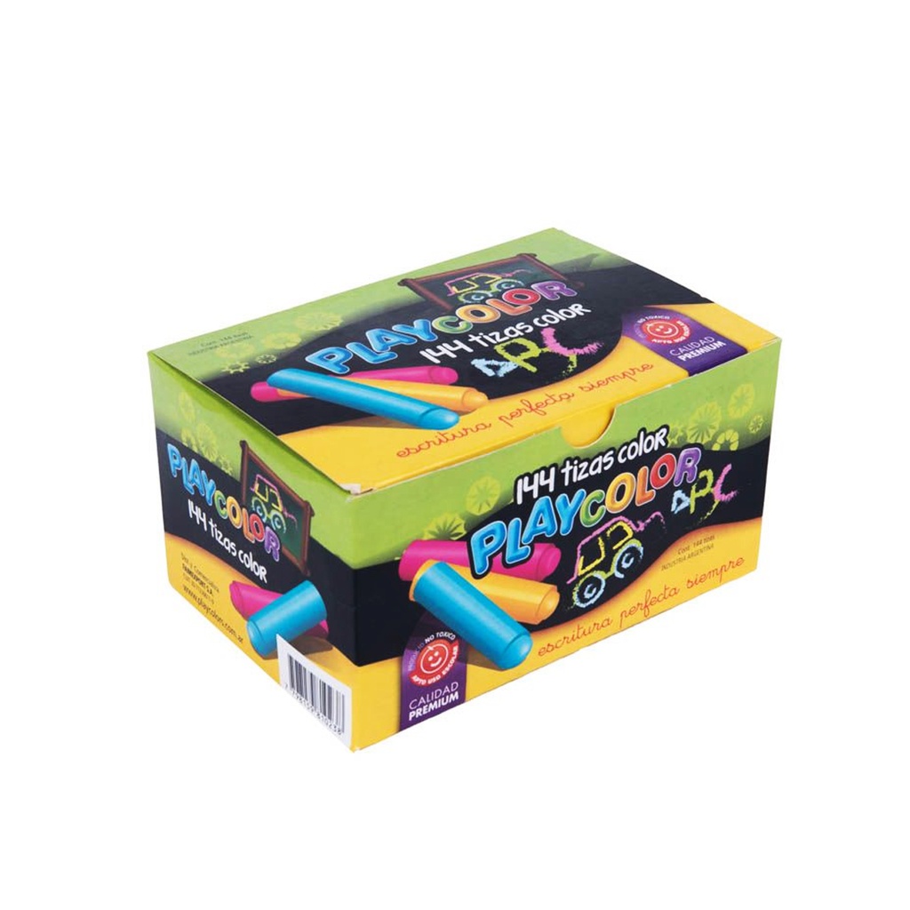 TIZA PLAYCOLOR X100 COLOR DISCONTINUO