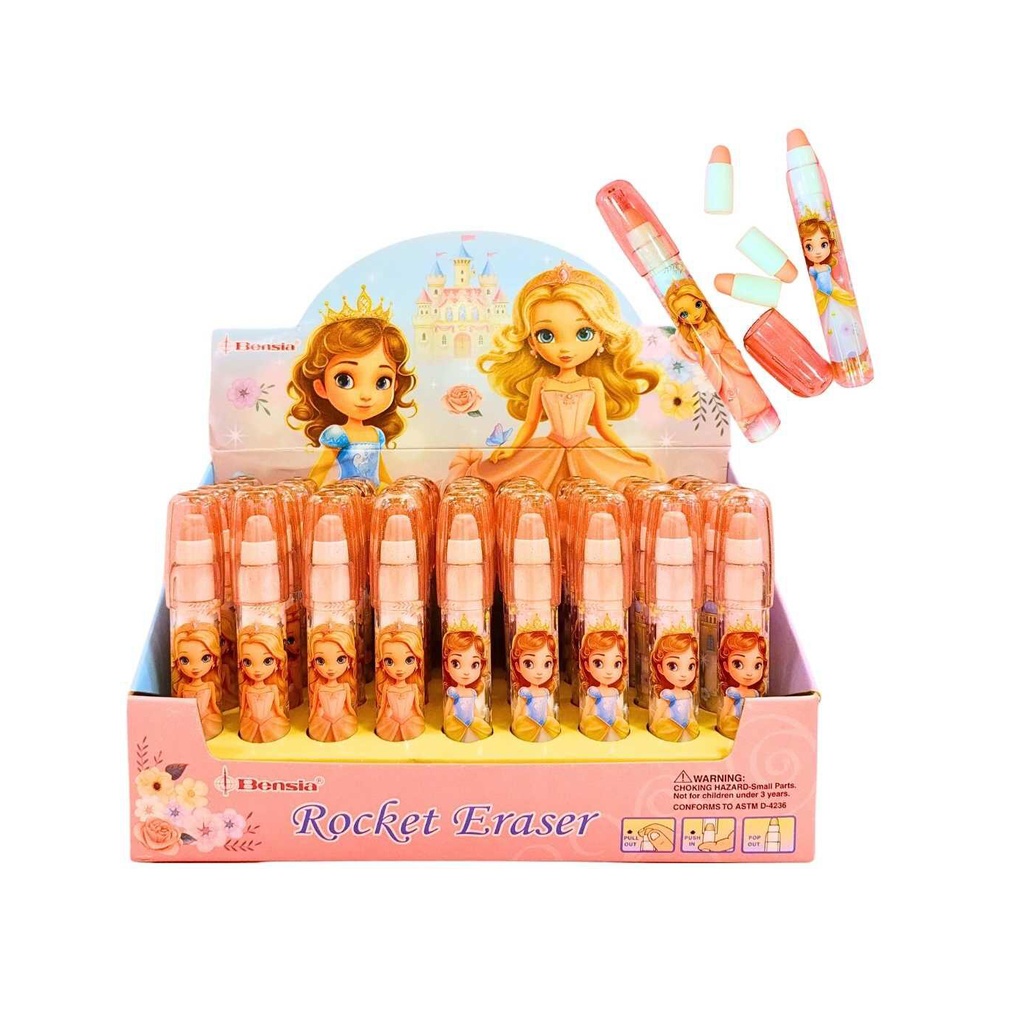 GOMA DE BORRAR PUNTAS INTERCAMBIABLES PRINCESAS