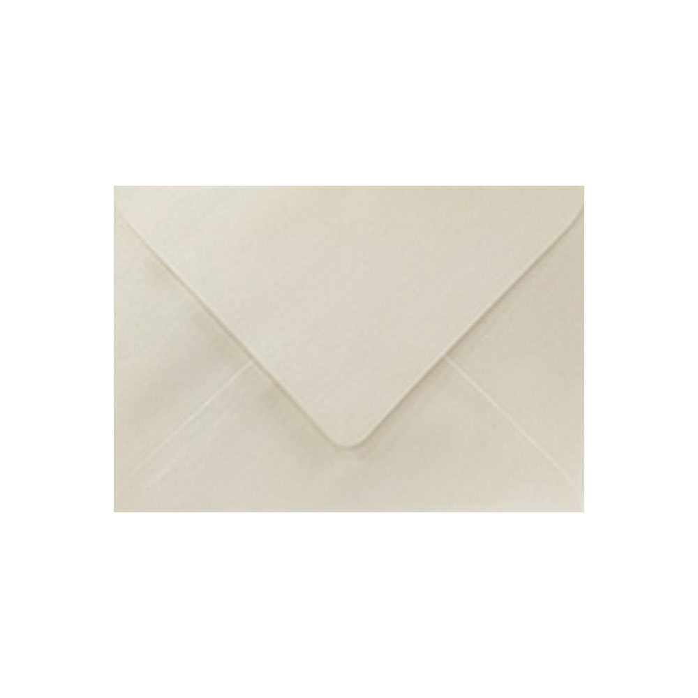 SOBRE TARJETA METALIZADO X10 120G CREMA