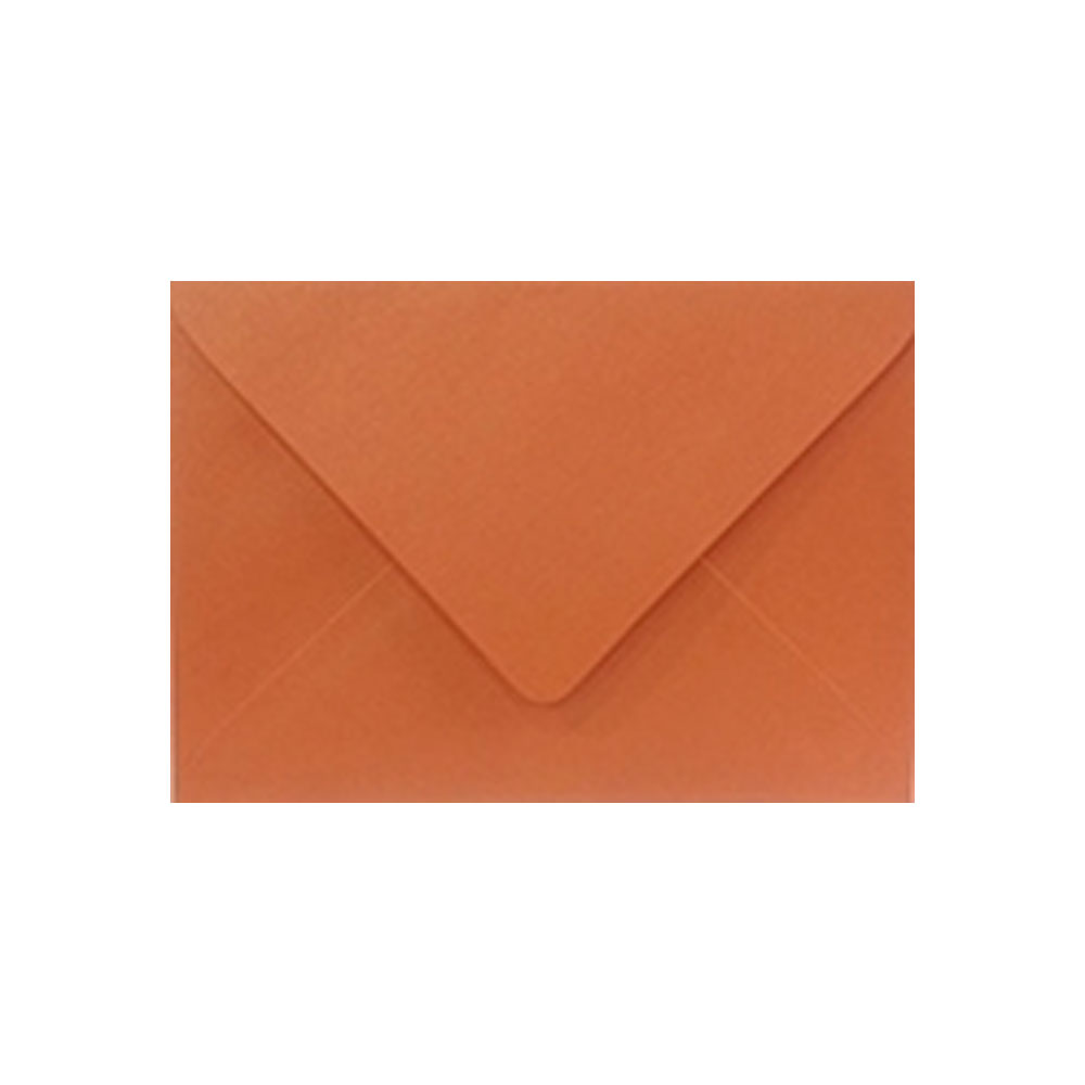 SOBRE TARJETA METALIZADO X10 75X105MM NARANJA